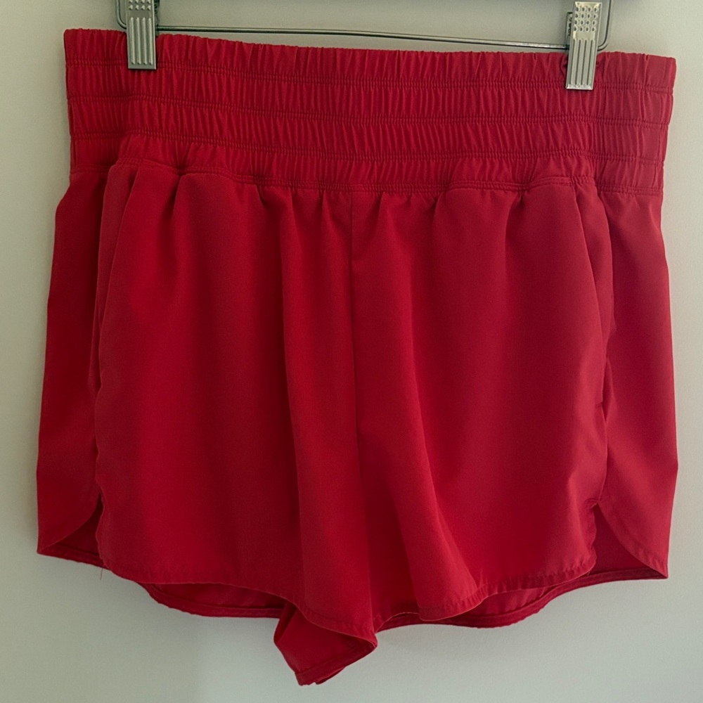 Old Navy Women's Vibrant Red Athletic Shorts